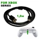 Кабель USB Type-C для зарядки / синхронизации джойстика Xbox Series черный (0,8 м) - изображение 1