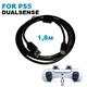 Кабель USB Type-C для зарядки / синхронизации джойстика PS5 Dualsense черный (1,8 м) - изображение 1