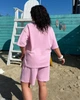 Женский костюм повседневный розовый 58-60 р2333.065 - изображение 4