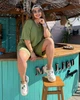 Женский костюм повседневный оливковый 50-52 р2333.065 - изображение 8