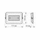 LED прожектор VIDEX F2e 30 W 5000 K - зображення 4