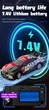 Дрифт машинка на радиоуправлении 4WD с подсветкой паром и запасными колесами BMW Красный - изображение 4