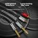Аудиокабель ZHENWEI 2 x 6.35 мм – 2 x RCA 5 м Black - изображение 3