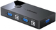 KVM-перемикач UGREEN VGA 2-Port USB Black - зображення 1