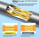 Кабель мережевий CHOOSEAL QS2619A Cat6 UTP 25 м Gray - зображення 3