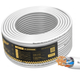 Кабель сетевой WANJEED Cat 6a UTP 100 м White - изображение 1