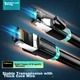 Патч-корд SAMZHE CAT8 ігровий 10 Гбіт/с RJ45 8 м Black - зображення 2