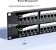 Патч-панель BIAZE TT81 50 портів RJ-11 1U 19" Black - зображення 8