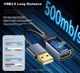 Удлинитель сигнала Biaze XL36 USB—USB с усилителем сигнала 15 м - изображение 8