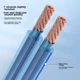 Акустический кабель CHOOSEAL QS2255T10 2×250 жил 10 м Blue - изображение 7