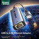 USB-адаптер UGREEN для подключения к гигабитному Ethernet-порту и сетевому кабелю RJ45 для ноутбуков, настольных компьютеров, планшетов и NAS-серверов Apple и Huawei. - изображение 10