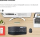 Logitech MK850 [корпоративний клас] Бездротовий комплект офісної клавіатури та миші Bluetooth, клавіатура для комп'ютера Mac iPad із дворежимним підключенням та підставкою для рук, чорний [знижка при груповій покупці] - зображення 4