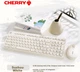 Комплект бездротовий CHERRY DW2380 Wireless 98-клавішний White - зображення 3