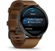 Смарт-годинник Garmin Venu 4 - 45 mm, Slate with Black Silicone Band and Brown Leather Band (010-03014-03) - изображение 4