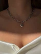 Крупная цепь с сердцем 4818 - изображение 2