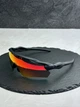 Солнцезащитные очки Oakley Radar EV Path OO9208 черные матовые с линзой Prizm Ruby, спортивные, велокуляры, мужские, - изображение 1