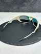 Солнцезащитные очки Oakley Lateralis бежевые спортивные с зеркальной линзой Prizm Road, вело бег, мужские, - изображение 5