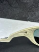 Солнцезащитные очки Oakley Lateralis бежевые спортивные с зеркальной линзой Prizm Road, вело бег, мужские, - изображение 6