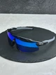Сонцезахисні окуляри Oakley Radar EV Advancer OO9442 чорні з синьою лінзою Prizm Sapphire, спортивні, чоловічі, - зображення 1