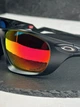 Солнцезащитные очки Oakley Lateralis OO9431 черные матовые с линзой Prizm Ruby, поляризованные, спортивные, мужские, - изображение 3