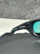 Солнцезащитные очки Oakley Lateralis OO9431 черные матовые с линзой Prizm Ruby, поляризованные, спортивные, мужские, - изображение 7