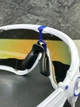 Сонцезахисні окуляри Oakley Jawbreaker OO9270 білі з лінзою Prizm Sapphire, Asian Fit, спортивні, чоловічі, - зображення 8