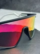 Солнцезащитные очки Oakley BXTR OO9280 черные с линзой Prizm Ruby, спортивный щиток, ретро, мужские, - изображение 10