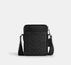 Чоловіча сумка планшет Coach Sullivan Crossbody Signature Canvas Чорна Месенджер - зображення 1