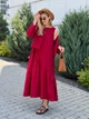 Жіночий літній комплект (сукня міді+жакет) Uaclothes 48-50 Червоний (like38617-190511371) - зображення 1