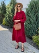 Жіночий літній комплект (сукня міді+жакет) Uaclothes 48-50 Червоний (like38617-190511371) - зображення 3