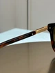 Сонцезахисні окуляри Chopard SCH359V черепахові прямокутні з золотом, коричнева лінза, подвійний міст, чоловічі, - зображення 6