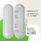 Футляр-чохол для електричної зубної щітки та насадок Oral-B / Philips / Xiaomi, ABS пластик білий - зображення 3
