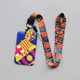 Бейдж-картхолдер для пропуску та ID-картки FC Barcelona з ремінцем на шию та брелоком Синьо-гранатовий - зображення 1