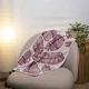 Набор махровых полотенец с рисунком перо 3шт GM Textile 50х90см, 50х90см, 70х140см 400г/м2 (Красный) - изображение 5