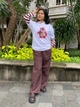 Поло женское Uniqlo 816037658 XS Коричневое/Розовое (1159864438) - изображение 13