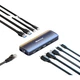 Док-станция Wopool Type-C с тремя дисплеями, двумя HDMI-выходами, USB-C Thunderbolt 4, расширитель экрана 4K60Hz для ноутбуков Apple Mac и Huawei. - изображение 3