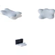Mercury Home Textiles Deep Sleep Pillow Pro 3.0 Ергономічна подушка з піни з ефектом пам'яті для дорослих, підтримка шийного відділу хребта, снодійний засіб, форма подушки-метелика, висота 10 см - изображение 2