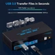 KVM-перемикач Vpfet VP-SW220 HDMI Dual Monitor 2 порти 4K 60Hz USB 3.0 чорний - зображення 4