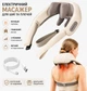 Массажер портативный аккумуляторный Massager shoulder neck waist back legs для шеи, спины и тела с подогревом бежевый - изображение 1