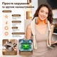Массажер портативный аккумуляторный Massager shoulder neck waist back legs для шеи, спины и тела с подогревом бежевый - изображение 7