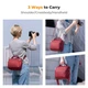 Сумка через плечо для фотоаппарата K&F Concept Camera Sling Bag 5L Urban Wander 05 (красная) (KF13.179V9) - изображение 5
