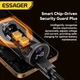 Автомобільний зарядний пристрій Essager(ES-CC18) 73W з дисплеєм / Black / Car Charger USB-A + USB-A - зображення 6