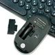 Комплект беспроводной Клавиатура + Мышь 902 Bluetooth + 2.4G с англо-русской раскладкой Черный (Black) - изображение 5