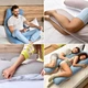 Подушка П-подібна IDEIA для сну, відпочинку стьобана 140х75х20, U-shape, з наволочкою на блискавці 000044574 - зображення 5