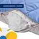 Набір подушок IDEIA 2 шт для сну, відпочинку стьобана 140х75х20, U-shape, з наволочкою на блискавці 000044573 - зображення 4