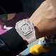 Водонепроницаемые мужские часы с календарем TanetWatch, белые - изображение 7