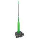 Веревочная швабра для мытья полов плитки линолеума с отжимом 105 см Зеленый - изображение 1