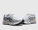 Мужские кроссовки ASICS GEL-KAYANO 14 Асиксы белые серебристые | Беговые кроссовки с амортизацией GEL размер 46 - изображение 2