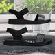 Босоножки женские Trendy черные большие размеры на низком ходу 43р (26,6 см) 8537 - изображение 1