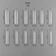 Багаторазові верхні форми ART Dual Nail Forms Type 06 - изображение 4